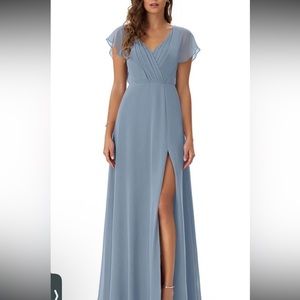 Brand new dusty blue bridesmaid dress